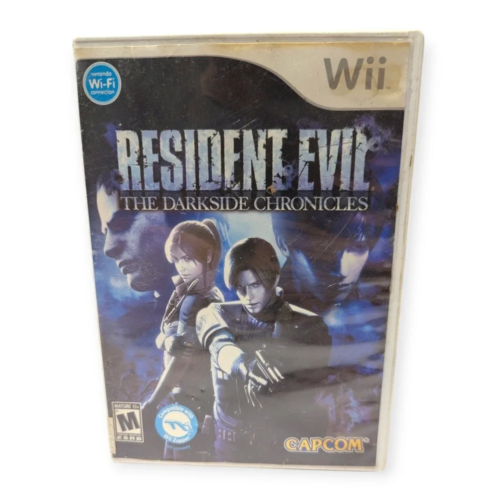 Resident Evil The Darkside Chronicles Nintendo Wii Capcom 2009 Rail Shooter